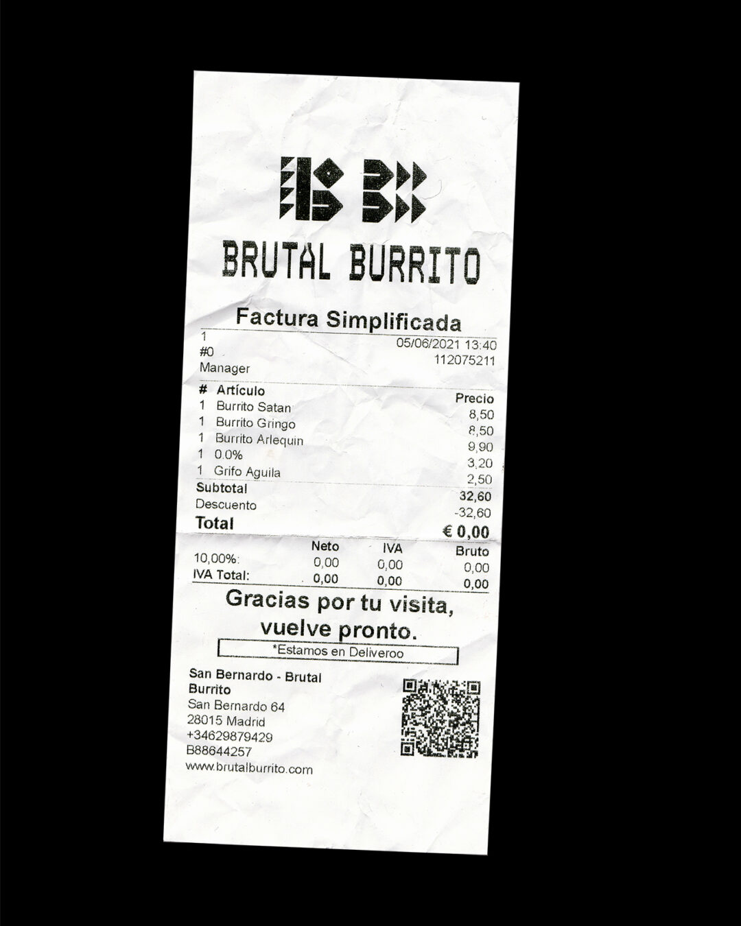 Tres Tipos Gráficos Brutal Burrito
